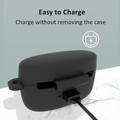 For Jabra Elite75T Sports Bluetooth Headphones Soft Silicone Case with hooks(Noon Blue) - Other Earphone Case by buy2fix | Online Shopping UK | buy2fix