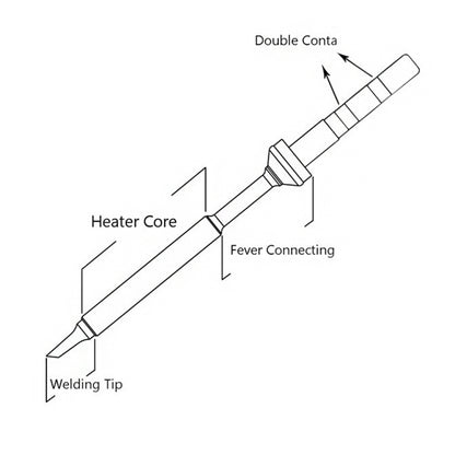 TS-C4 For TS100 Electric Iron Head Mini Lead-free Soldering Iron Tip - Soldering Iron Tip by buy2fix | Online Shopping UK | buy2fix