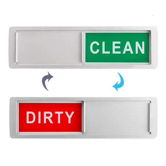 Dishwasher Magnet Clean Dirty Sign 2 Double-Sided Dishwasher Magnet Cover(White) - Dish Washers & Accessories by buy2fix | Online Shopping UK | buy2fix