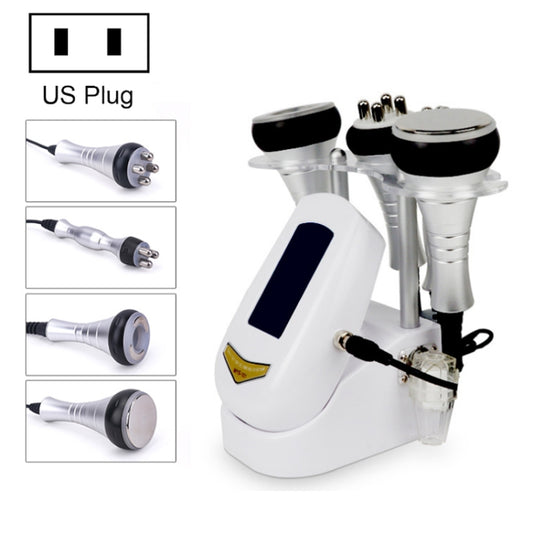 4 In 1  40K Ultrasonic Fat Blasting Device Radio Frequency Beauty Device Metal Handle US Plug - Beauty Instrument by buy2fix | Online Shopping UK | buy2fix