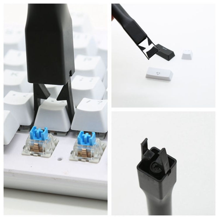 Keycap Puller ABS Plastic Keycap Remover Switch Extractor Tool(Black) by buy2fix