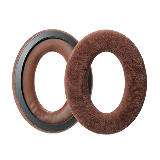 2 PCS Headset Earmuffs Sponge Case For Sennheiser PXC450/PXC350/PC350, Spec: Brown Velvet - Earmuff & Pad by buy2fix | Online Shopping UK | buy2fix