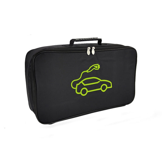 Car Charging Cable Storage Bag Carry Bag For Electric Vehicle Charger Plugs,Spec: Large With Logo by buy2fix