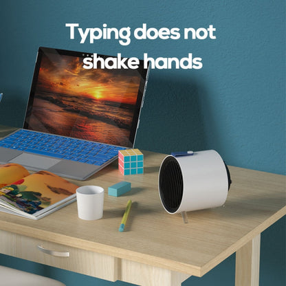 XY-610 Home Office Desk Mini Low Noise Heater Warm Air Machine, Plug Type: UK Plug(White) by buy2fix