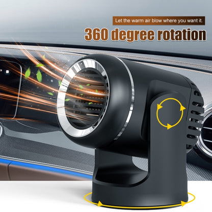 12V 130W Car Heating and Cooling Dual-use Fan Glass Defogging and Defrosting Heater(Black) by buy2fix
