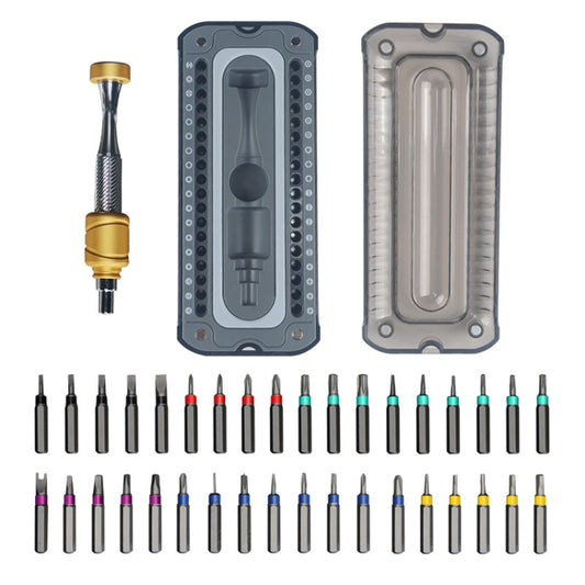 37 In 1 Aluminum Glasses Screwdriver Set Computer Watch Dismantling Repair Tools - Screwdriver Set by buy2fix | Online Shopping UK | buy2fix