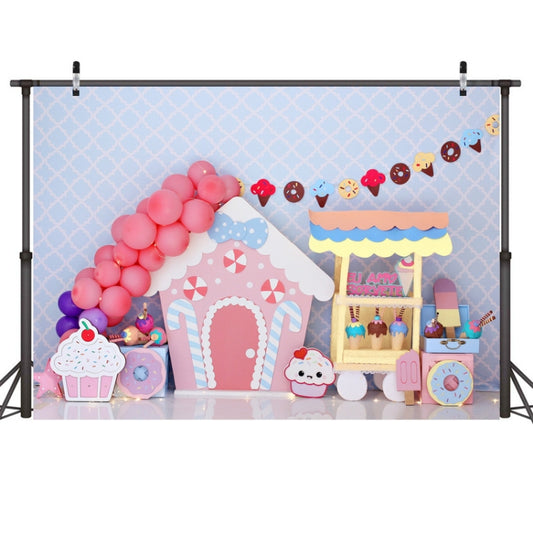 2.1m X 1.5m Birthday Party Shooting 3D Printed Background Cloth(4716) - Birthday Party by buy2fix | Online Shopping UK | buy2fix