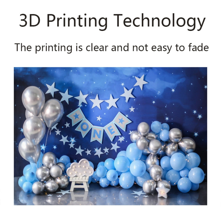 2.1m X 1.5m Birthday Party Shooting 3D Printed Background Cloth(4720) - Birthday Party by buy2fix | Online Shopping UK | buy2fix