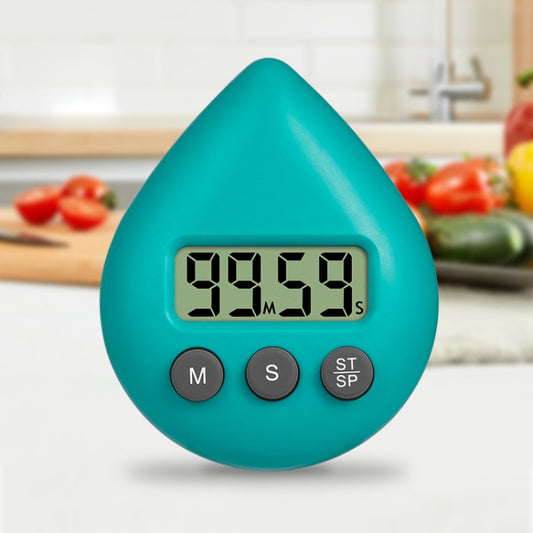 Water Drop Electronic Timer Student Learning Reminder(Green) - Digital Countdown by buy2fix | Online Shopping UK | buy2fix