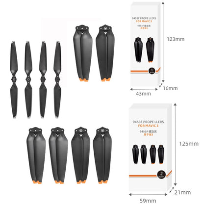 For Mavic 3 1pair Sunnylife 9453F-1 Silver Paddle Tip Quick Release Blades - DIY Propeller by Sunnylife | Online Shopping UK | buy2fix