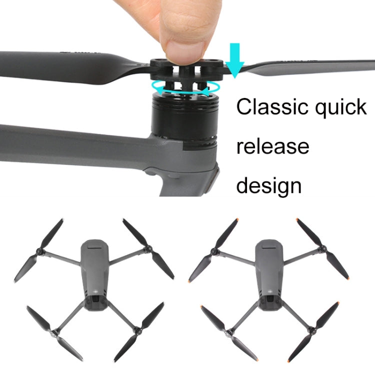 For Mavic 3 1pair Sunnylife 9453F-1 Silver Paddle Tip Quick Release Blades - DIY Propeller by Sunnylife | Online Shopping UK | buy2fix