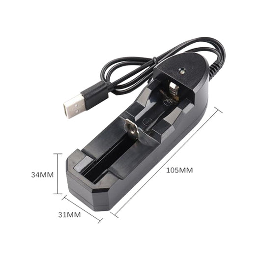 3 PCS BMAX 18650 Lithium Battery Single Slot USB Charger - Charger & Converter by buy2fix | Online Shopping UK | buy2fix