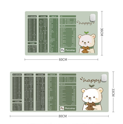 Intelligent Timing Heating Waterproof Warm Mouse Pad CN Plug, Size: 60x36cm(Starry Sky) by buy2fix