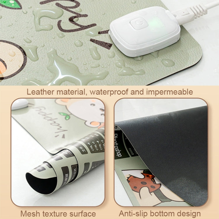 Intelligent Timing Heating Waterproof Warm Mouse Pad CN Plug, Size: 60x36cm(Astronaut) by buy2fix