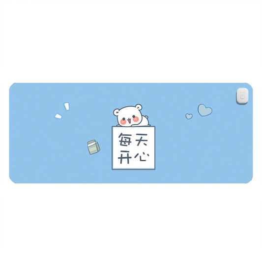 Intelligent Timing Heating Waterproof Warm Mouse Pad CN Plug, Size: 80x33cm(Happy Daily) by buy2fix