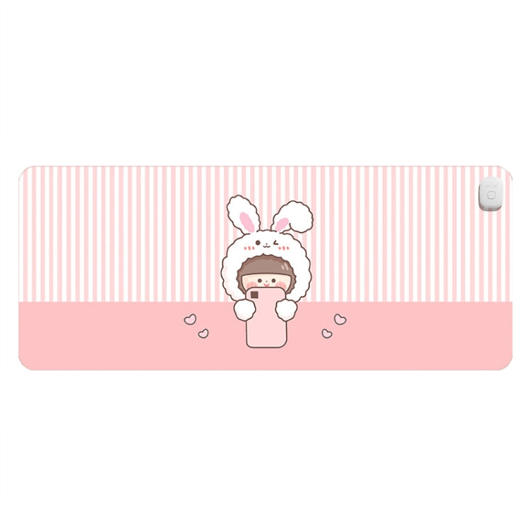 Intelligent Timing Heating Waterproof Warm Mouse Pad CN Plug, Size: 80x33cm(Selfie Girl) by buy2fix