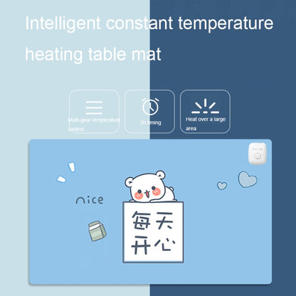 Intelligent Timing Heating Waterproof Warm Mouse Pad CN Plug, Size: 80x33cm(Happy Daily) by buy2fix