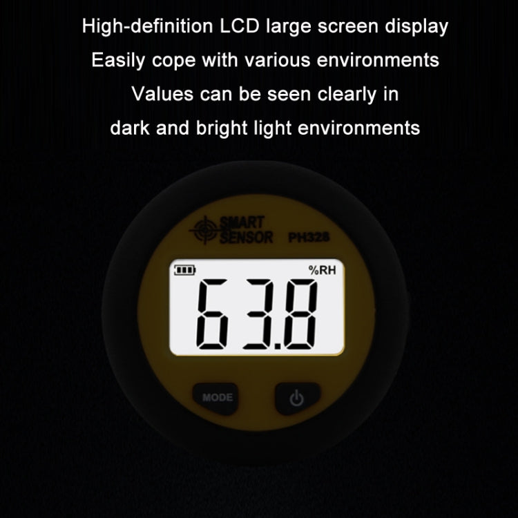 Smart Sensor PH328 Soil Acidity Meter Fertilizer Nutrient Humidity Detector - PH & Moisture Meter by buy2fix | Online Shopping UK | buy2fix