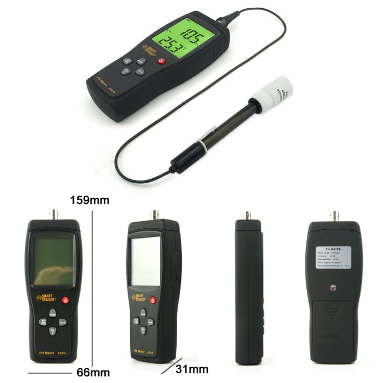 Smart Sensor AS218 Fish Tank Aquarium Water PH Tester - PH & Moisture Meter by Smart Sensor | Online Shopping UK | buy2fix