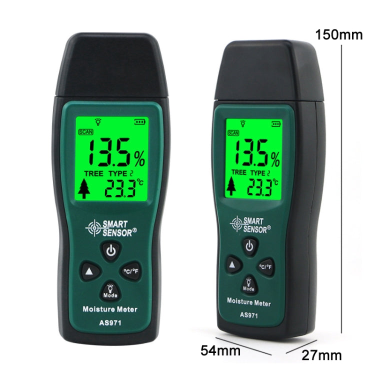 Smart Sensor AS971 Moisture Content Tester For Wood Furniture Making - PH & Moisture Meter by Smart Sensor | Online Shopping UK | buy2fix