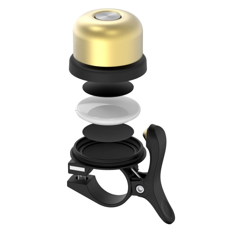 For AirTag Bicycle Hidden Locator Anti-theft Ring Bell Generation 2 Golden by buy2fix