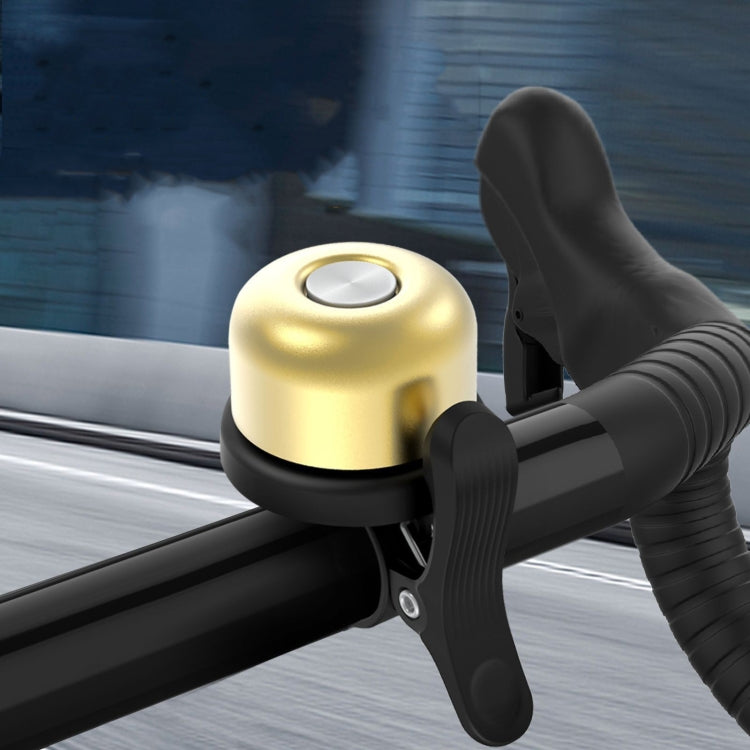 For AirTag Bicycle Hidden Locator Anti-theft Ring Bell Generation 2 Golden by buy2fix