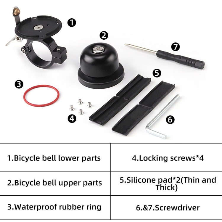For AirTag Bicycle Hidden Locator Anti-theft Ring Bell Generation 3 by buy2fix
