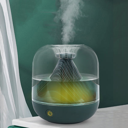 FX-039 USB Charging Ambient Light Humidifier Mountain Mini Wireless Humidifier(Green) - Air Purifiers & Accessories by buy2fix | Online Shopping UK | buy2fix