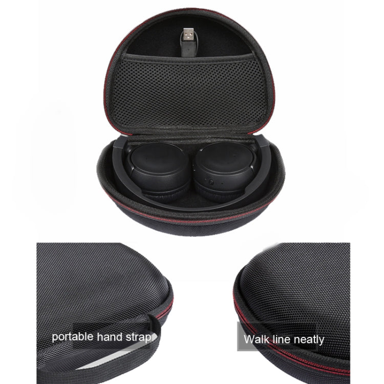 For JBL T450BT/500BT Wireless Headset Storage Case Bag(Black Lining) by buy2fix