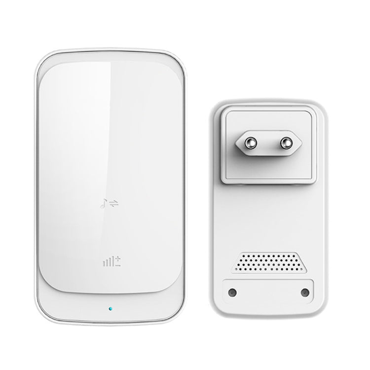 C03 1 For 1 Home Wireless IP44 Waterproof Touch Sensor Doorbell(EU Plug White) - Wireless Doorbell by buy2fix | Online Shopping UK | buy2fix