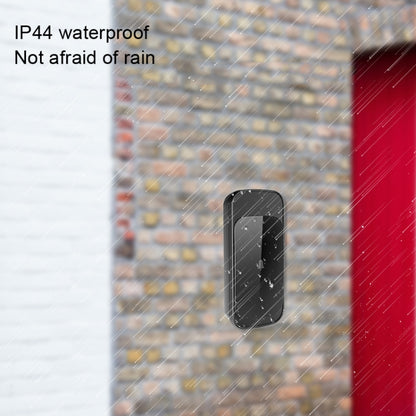 C03 1 For 1 Home Wireless IP44 Waterproof Touch Sensor Doorbell(US Plug Black) - Wireless Doorbell by buy2fix | Online Shopping UK | buy2fix
