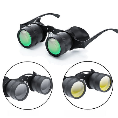 D-1548 10x HD Adjustable Focus Fishing Binoculars,Spec: With Grey+Yellow Polarised Lens by buy2fix