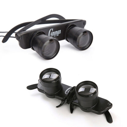 Camman 3 x 28 Adjustable Focus Glass Type Fishing Binoculars ,Spec: Only Binoculars by Camman