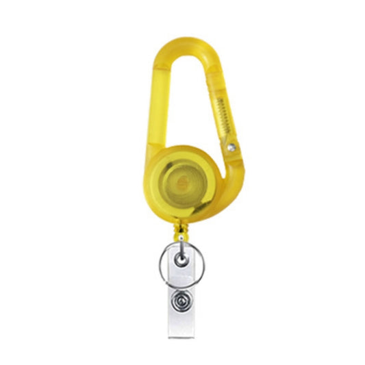 Retractable Mountain Buckle Keychain(Yellow) - Key Rings by buy2fix | Online Shopping UK | buy2fix