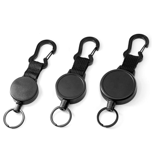 Retractable High Elastic Wire Rope Gourd Shaped Key Chain, Size: Medium - Key Rings by buy2fix | Online Shopping UK | buy2fix