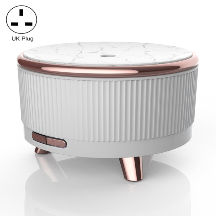 Ultrasonic Aromatherapy Diffuser Humidifier Essential Oil Diffuser UK Plug(White Moon) - Air Purifiers & Accessories by buy2fix | Online Shopping UK | buy2fix
