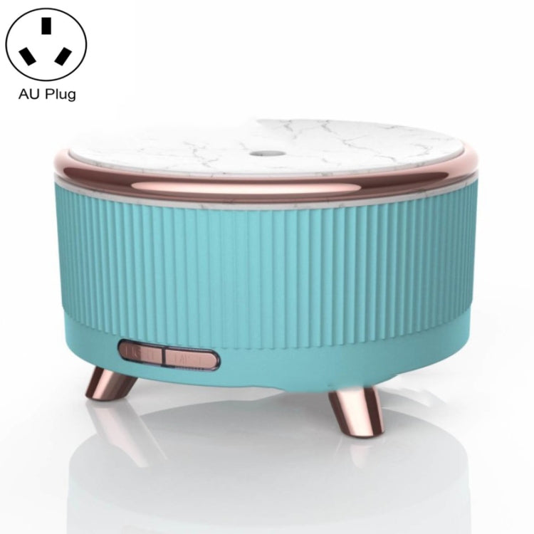 Ultrasonic Aromatherapy Diffuser Humidifier Essential Oil Diffuser AU Plug(Emerald) - Air Purifiers & Accessories by buy2fix | Online Shopping UK | buy2fix