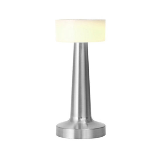 Touch Wireless Charging Desk Lamp Atmosphere Night Lamp(Silver)