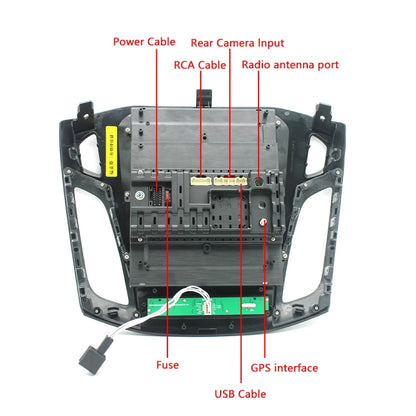 For Ford Focus 9.7 inch Android WiFi Car Integrated Machine, Style: Standard(2+64G) - Car MP3 & MP4 & MP5 by buy2fix | Online Shopping UK | buy2fix