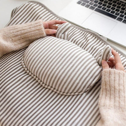 AI-540 72x115cm USB Body Warmer Blanket Office Heater Electric Heating Shawl(Khaki Elk Stripes) - Electric Blankets by buy2fix | Online Shopping UK | buy2fix