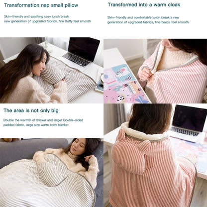 AI-540 72x115cm USB Body Warmer Blanket Office Heater Electric Heating Shawl(Green) - Electric Blankets by buy2fix | Online Shopping UK | buy2fix