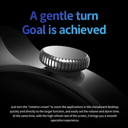 UM93Pro 1.28 Inch Heart Rate/Blood Oxygen Monitoring Bluetooth Calling Watch With NFC Function(Silver Silicone) by buy2fix