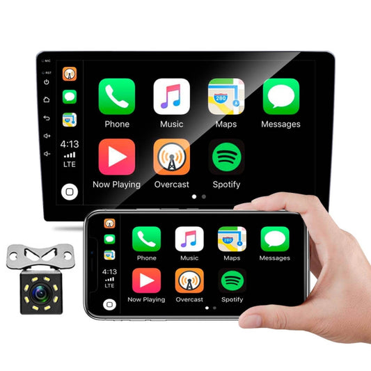 C7001 7 inch Touch Screen Built-In CarPlay Car MP5 Player, Style: Standard+8 Light Camera - Car MP3 & MP4 & MP5 by buy2fix | Online Shopping UK | buy2fix