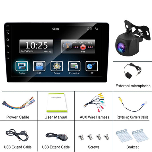 C7001 7 inch Touch Screen Built-In CarPlay Car MP5 Player, Style: Standard+AHD Camera - Car MP3 & MP4 & MP5 by buy2fix | Online Shopping UK | buy2fix