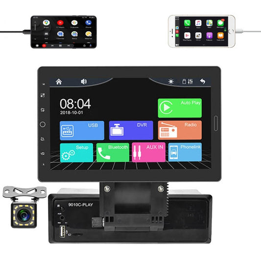 1310C 10.1 inch Car Full Screen Touch HD MP5 Wired Carplay Player, Style: Standard+12 Light Camera - Car MP3 & MP4 & MP5 by buy2fix | Online Shopping UK | buy2fix