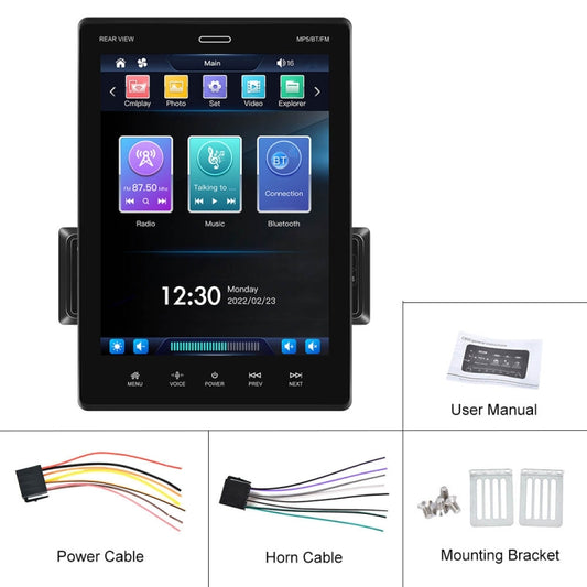 C800 9.5 Inch MP5 Single Butt Carplay Player, Style: Standard - Car MP3 & MP4 & MP5 by buy2fix | Online Shopping UK | buy2fix