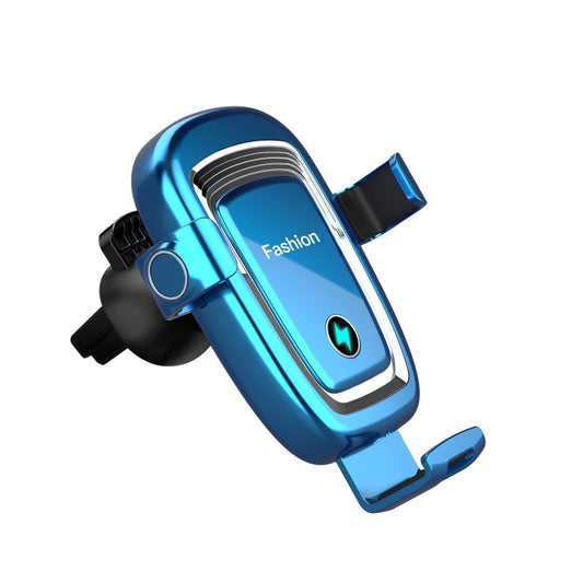 S19 15W Gravity Car Phone Wireless Charging Stand(Blue) - Wireless Charger Holders by buy2fix | Online Shopping UK | buy2fix