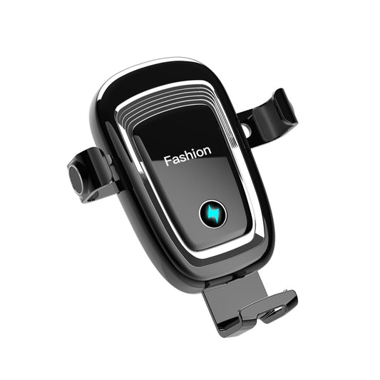 S19 15W Gravity Car Phone Wireless Charging Stand(Black) - Wireless Charger Holders by buy2fix | Online Shopping UK | buy2fix