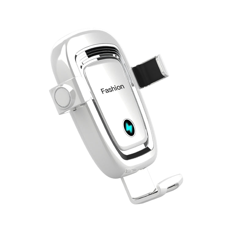 S19 15W Gravity Car Phone Wireless Charging Stand(White) - Wireless Charger Holders by buy2fix | Online Shopping UK | buy2fix
