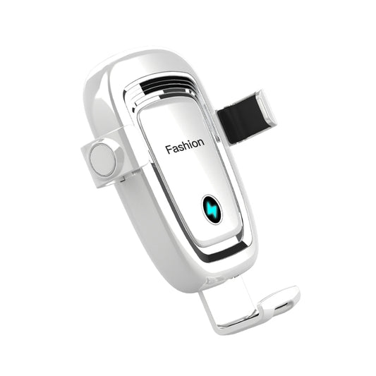S19 15W Gravity Car Phone Wireless Charging Stand(White) - Wireless Charger Holders by buy2fix | Online Shopping UK | buy2fix